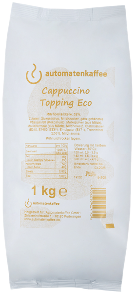 Cappuccino Topping Eco